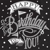 servetten It's Your Birthday 25 x 25 cm 36 stuks