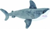 knuffel haai junior 20 cm pluche grijs/wit
