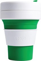to go-beker Pocket Green opvouwbaar 355 ml PP groen/wit