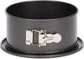 springvorm met hoge rand 18 cm staal antraciet