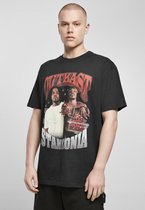 Urban Classics Heren Tshirt -XS- Outkast Stankonia Oversize Zwart