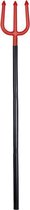 duivelsvork junior 112 cm zwart/rood