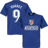 Atlético Madrid Suarez 9 Team T-Shirt - Blauw - 4XL