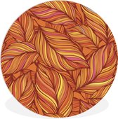 WallCircle - Wall Circle - Wall Circle Indoor - Motifs - Automne - Couleurs - 90x90 cm - Décoration murale - Peintures Ronds