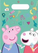 feestzakjes Peppa Pig 16 x 23 cm 6 stuks