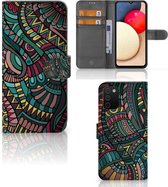 GSM Hoesje Geschikt voor Samsung Galaxy A03s Flip Case Aztec