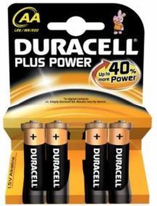 Duracell AA Plus Power - 4 stuks - Duracell
