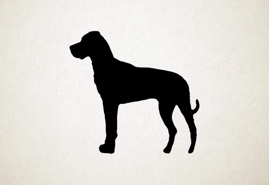 Labradane - Silhouette chien - S - 45x48cm - Zwart - décoration murale