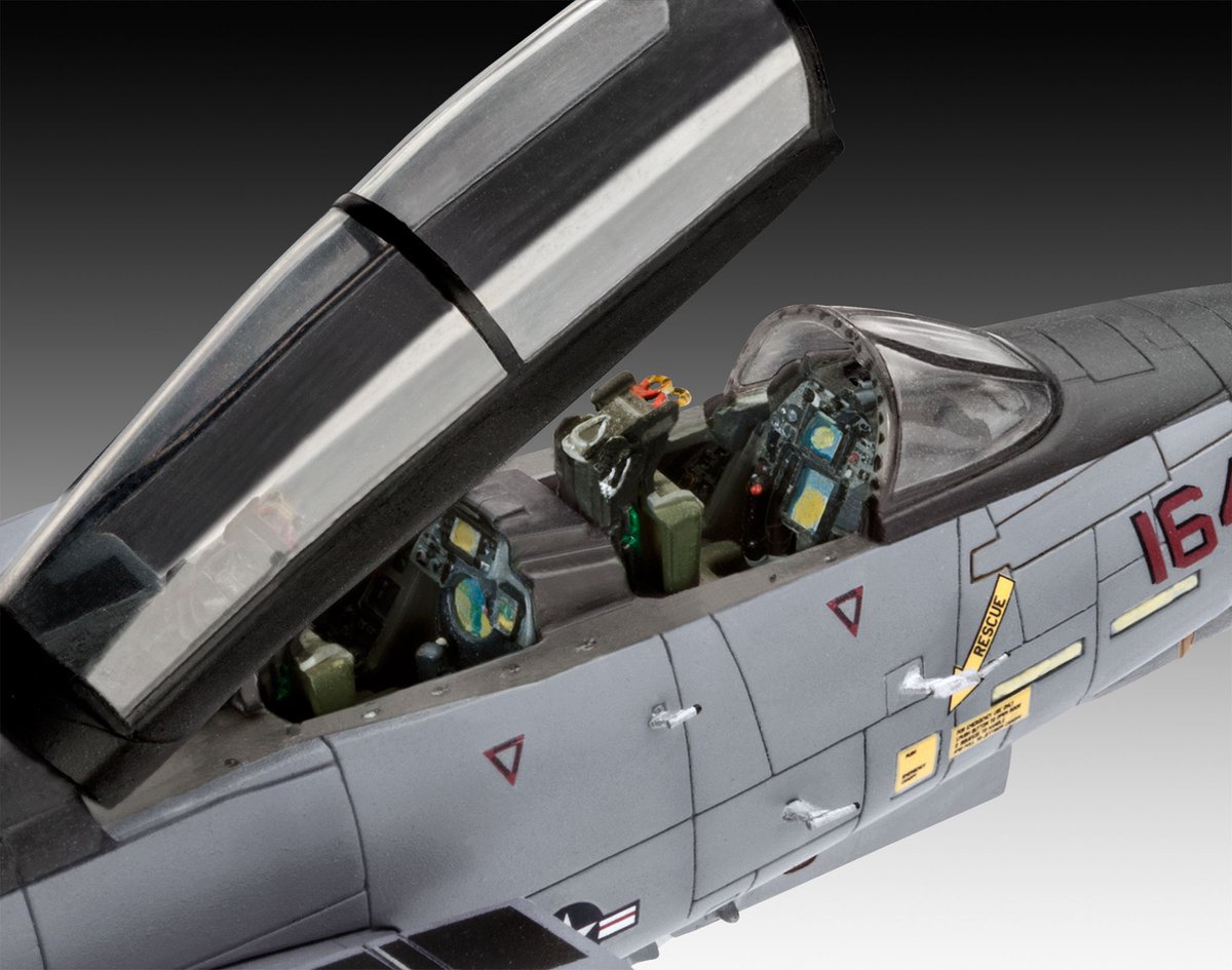 Revell Modelbouwpakket Vliegtuigen - 03960 F-14D Super Tomcat Plastic - 1:72 - Modelbouw — afbeelding 4