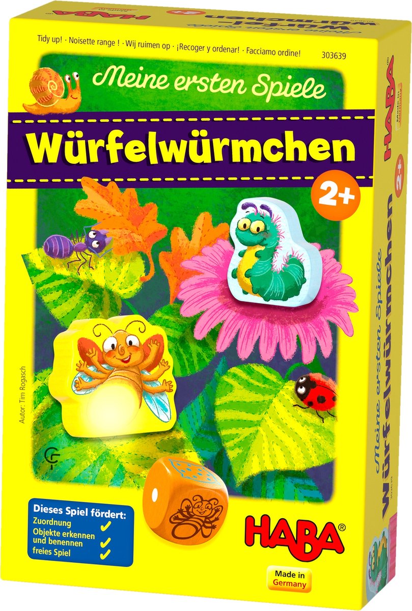 Haba Dobbelspel Würfelwürmchen (du)