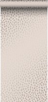 ESTAhome behang panterprint zacht roze en goud - 139273 - 0.53 x 10.05 m