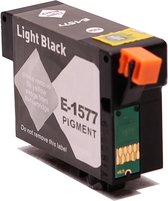 Huismerk inkt cartridge voor Epson T1577 licht zwart voor Epson Stylus Photo R3000 van ABC