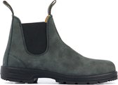 BLUNDSTONE Mannen Nubuck  Chelsea boots / Laarzen / Herenschoenen Classic rustic - Zwart - Maat 45