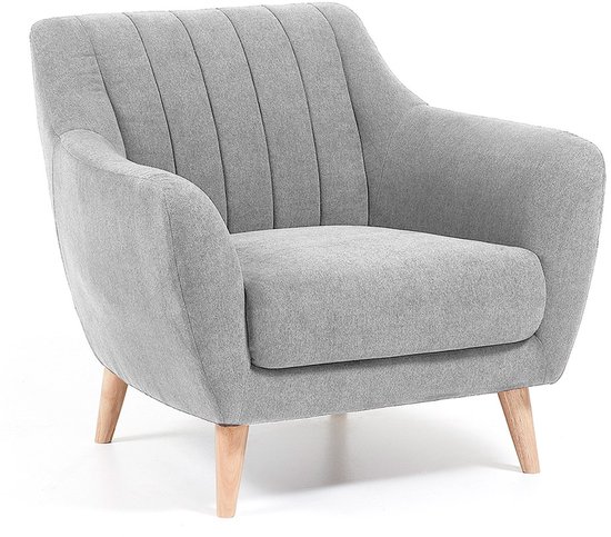 Kave Home - Obo fauteuil lichtgrijs