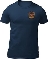 Maffia Boss - Teddy The Gangster - Heren T-Shirt - Gangster - Getailleerd - Katoen - Ronde Hals