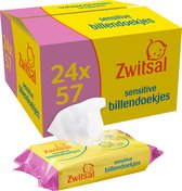 Bol.com Zwitsal Baby Sensitive Billendoekjes Alcoholvrij - 1368 doekjes - Voordeelverpakking aanbieding
