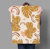 Abstracte Botanische Minimal Monstera Print Poster Wall Art Kunst Canvas Printing Op Papier Met Waterproof Inkt 30x42cm Multi-color