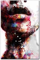 Abstracte Graffiti Print Print Poster Wall Art Kunst Canvas Printing Op Papier Living Decoratie 15X20cm Multi-color