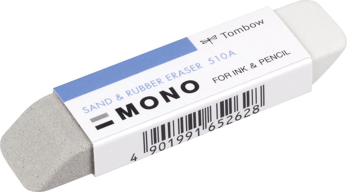 Tombow Gum MONO sand & rubber (voor inkt en potlood) 510A 13gr - Tombow