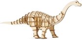 3D-puzzel Apatosaurus 24,7 x 9,5 cm hout naturel
