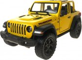 jeep Wrangler jongens pull-back 15 cm staal geel