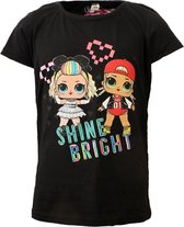 L.O.L. Shine Bright Kids T-Shirt  Zwart - Officiële Merchandise