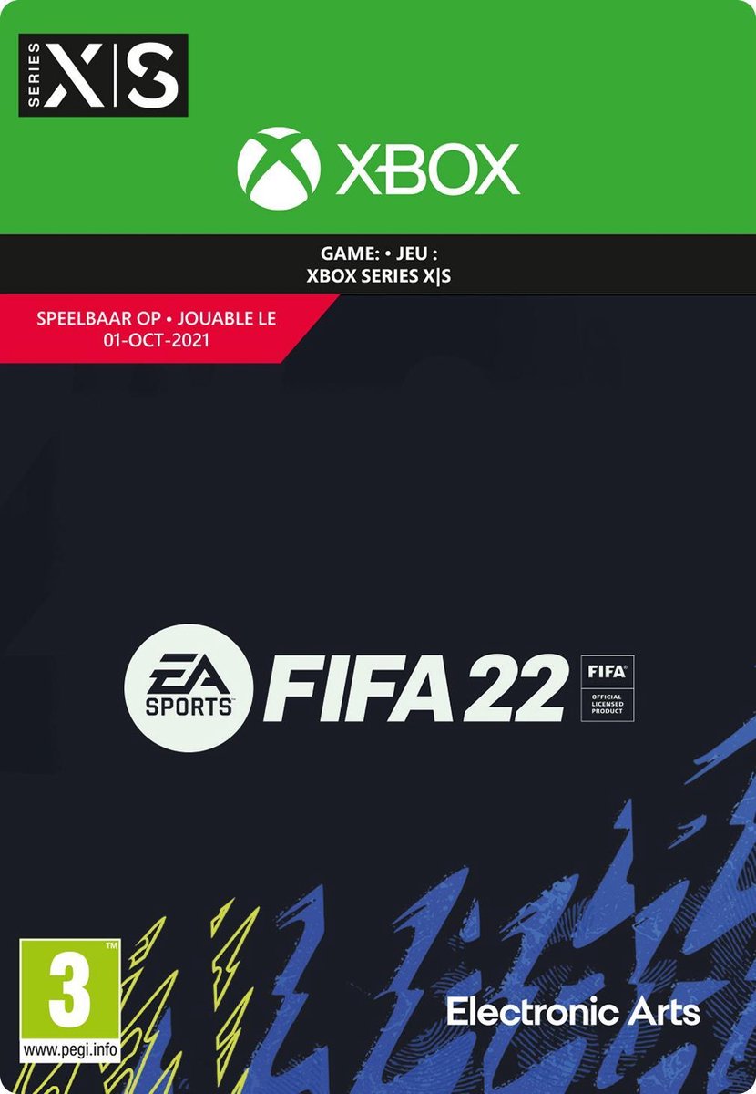 FIFA 22 - Standard Edition - Xbox Series X/S Download (Pre-purchase) |  Games | bol.