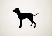Silhouette hond - Braco Italiano - M - 60x81cm - Zwart - wanddecoratie