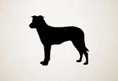 Silhouette hond - Chinook - L - 75x89cm - Zwart - wanddecoratie