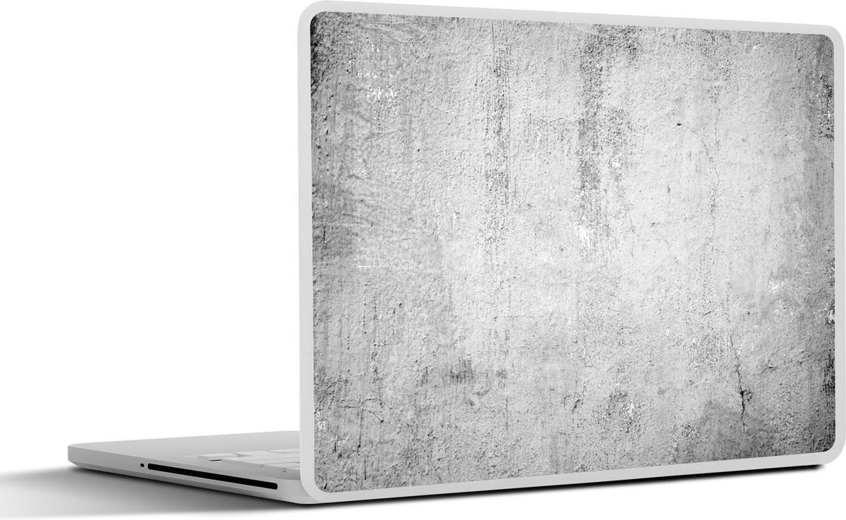 Afbeelding van product SleevesAndCases  Laptop sticker - 11.6 inch - Beton print - Grijs - Patroon
