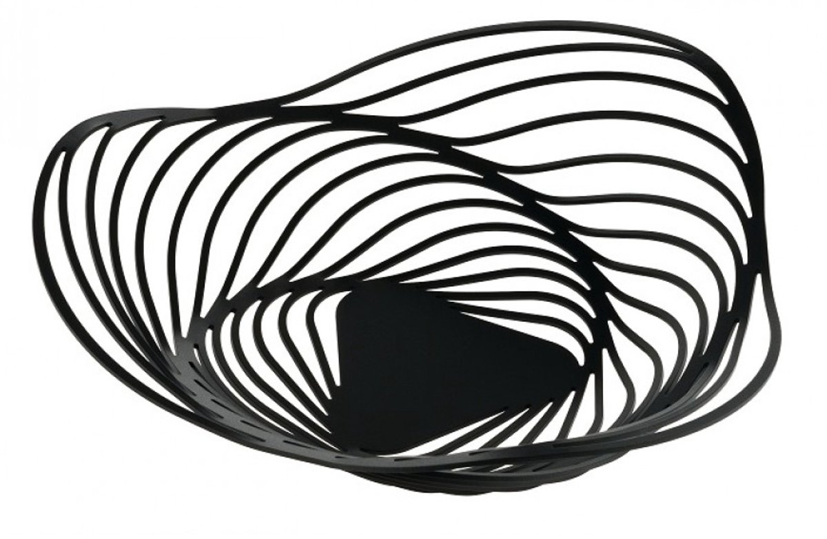 Alessi Trinity Schaal Zwart 33 cm