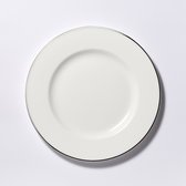 DIBBERN - Platin Lane Pure - Assiette plate 28cm