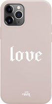 iPhone 11 Pro Case - Love Beige - xoxo Wildhearts Short Quotes Case