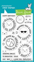 Reveal Wheel Circle Sentiments Clear Stamps (LF2225)