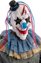 Carnival Toys Verkleedmasker Horror Clown 26 X 8 Cm Latex Wit