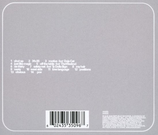 Ariana Grande - Positions (CD) - Ariana Grande