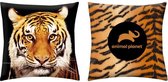 Coussin Animal Planet Tigre - 40 x 40 cm - Polyester