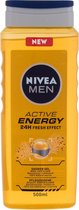 Nivea - Men Active Energy SHOWER GEL - 500ML