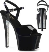 Pleaser Sandaal met enkelband, Paaldans schoenen -35 Shoes- SKY-308N Paaldans schoenen Roze