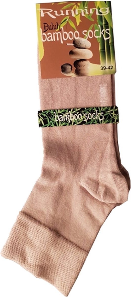 Soga - 6-Pack - Badstof Sportsokken - Lage Sneakerpasvorm - Heren / Dames - beige - 35-38 - 002