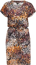 NED Jurk Rosada Ss Orange Flocks Tricot 21w1 X021 01 502 Orange Dames Maat - 40