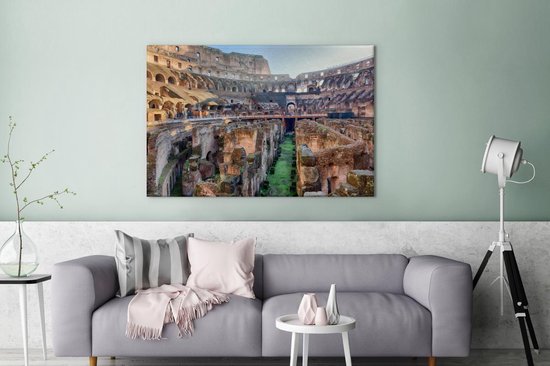 Peintures sur toile Colisée - Rome - Italie - 120x80 cm - Décoration murale