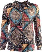 NED Blouse Maria Ls Merlot Royals Woven 516 Merlot Dames Maat - L