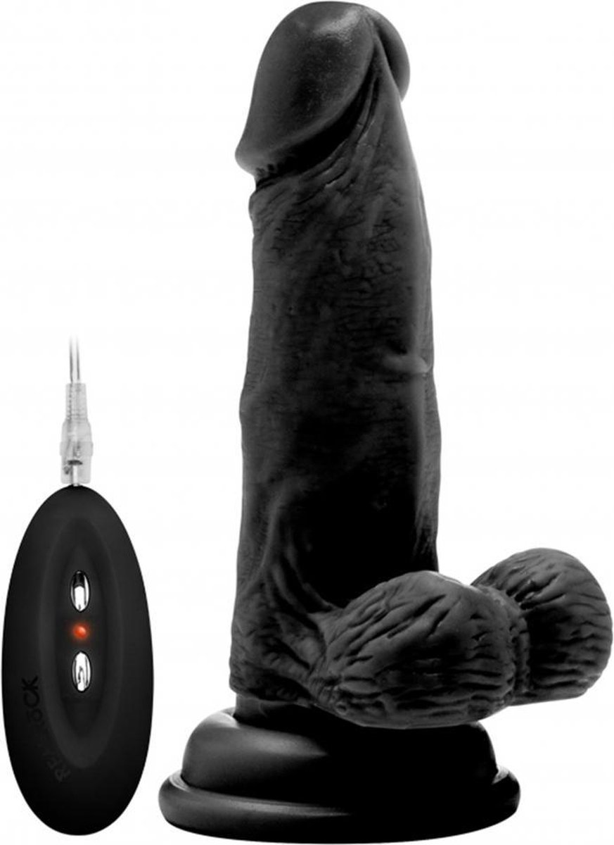 Realr Cock Scrotum Vib 6in R01