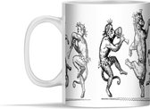 Mok - Gehumaniseerde dansende dieren - 350 ml - Beker