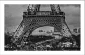 Walljar - Parijs - Eiffeltoren IIII - Zwart wit poster