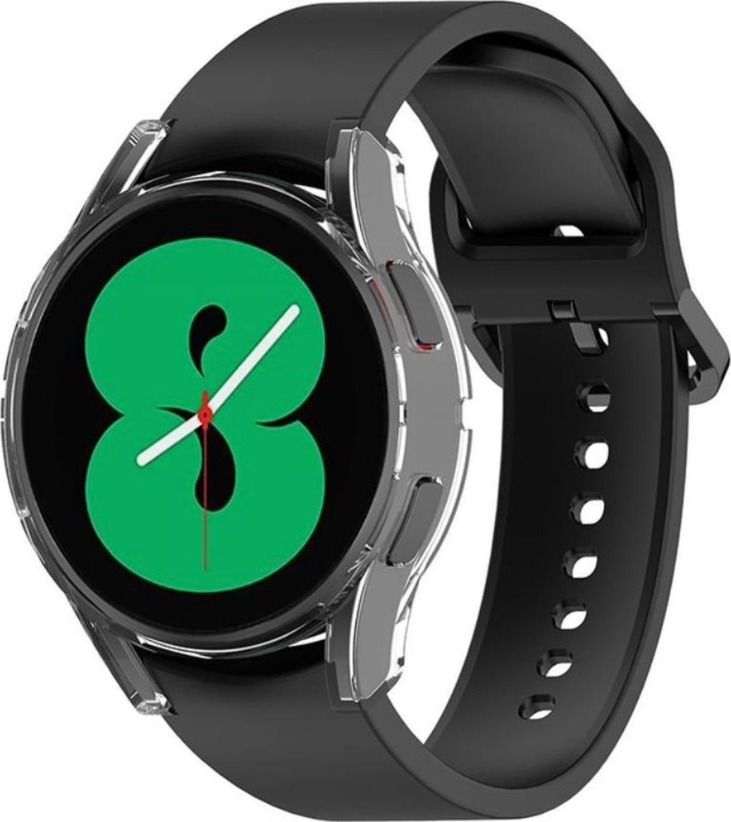Flexibel TPU Bumper Hoesje Transparant Geschikt voor Samsung Galaxy Watch 4 40MM