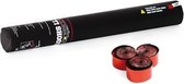 TCM FX - Confetti Kanon - Shooter - Confettikanon - Confettikanonnen - Handheld Streamer 50cm red metallic - Party Popper