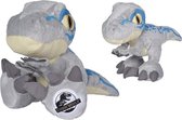 knuffel Jurassic World Blue 46 cm pluche grijs