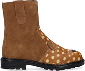 Ton & Ton Havanna Enkellaarsjes - Enkelboots met rits - Meisjes - Cognac - Maat 28